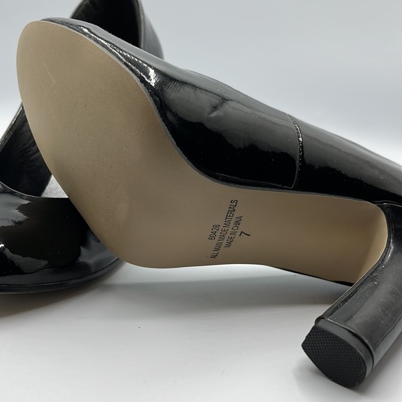 Black patent leather block heels - Picture 7 of 7